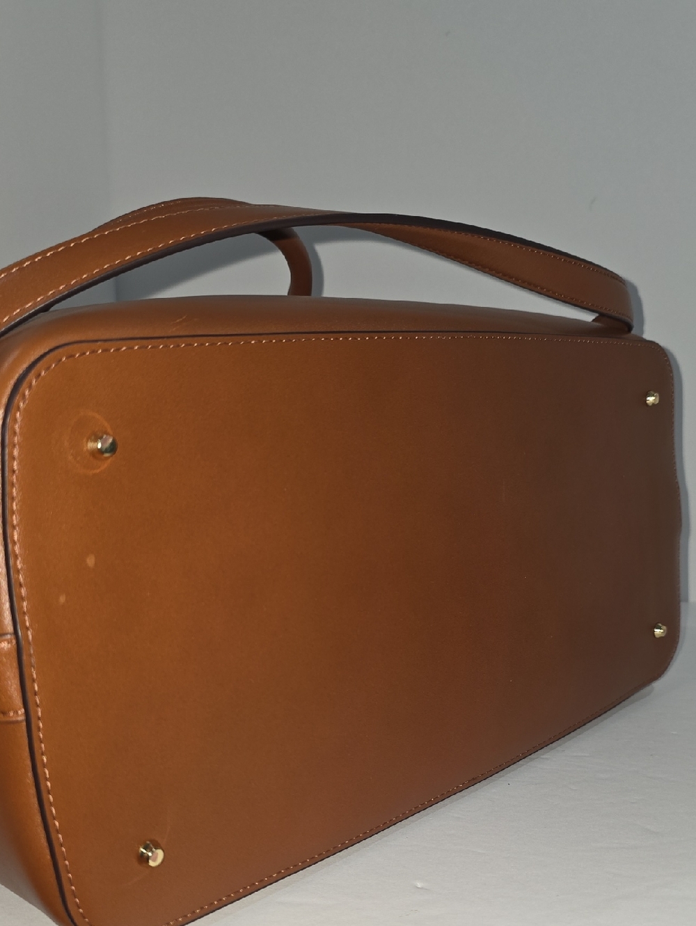 NWT ✅ LAUREN RALPH LAUREN Leather Large Marcy Satchel ⭐ Dust Bag + LRL Card - Picture 16 of 16